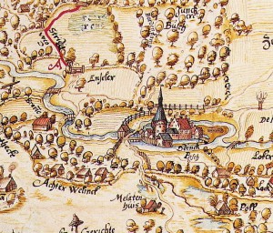 kaart oost Achterhoek 1599 detail